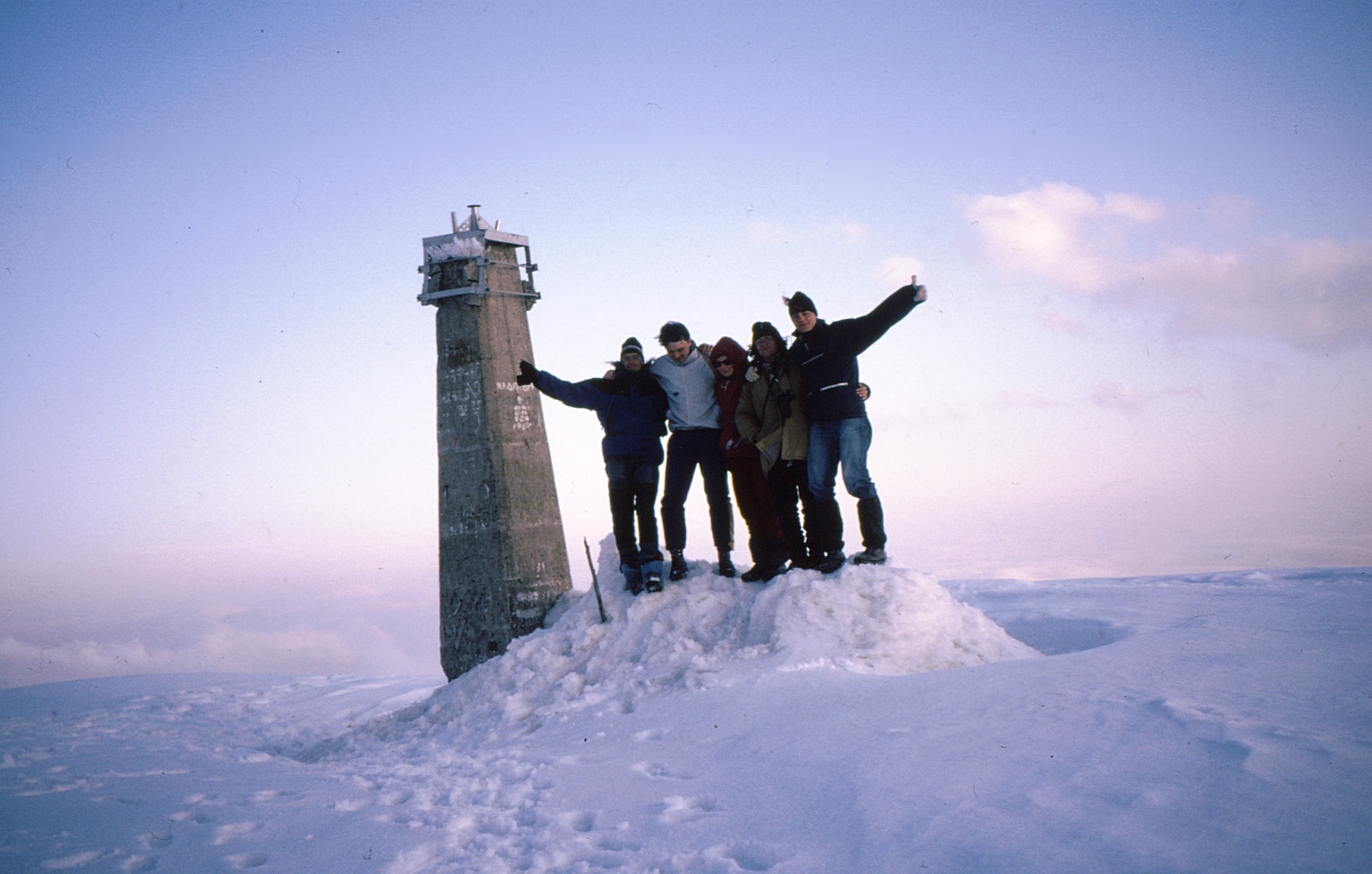 Hoverla vrchol společná 2061m